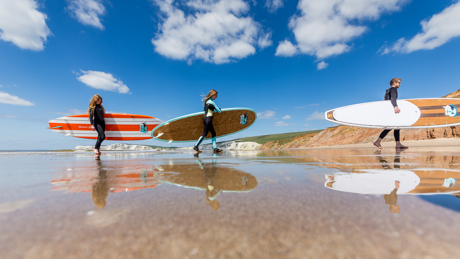 Freshwater Bay Paddleboard Co boards at Compton Bay
